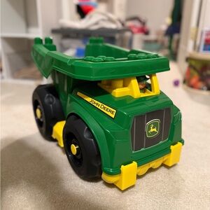 Mega bloks Fisher price push and roll John Deere dump truck